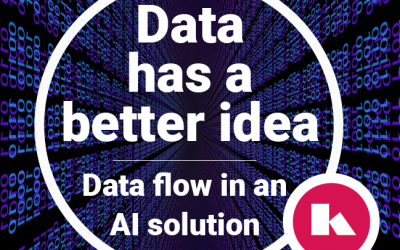 Data flow in an AI solution